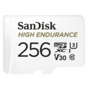 SanDisk High Endurance Video MicroSDXC 256GB Class 10 U3 V30 (r100/w40) v akcii za 97,9€ v Euronics