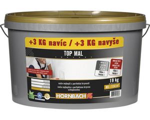 Farba na stenu Hornbach Top Mal bez konzervantov biela 16+3 kg v akcii za 56,9€ v HORNBACH