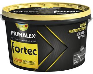 Farba na stenu Primalex Fortec biela 15 kg v akcii za 69,95€ v HORNBACH