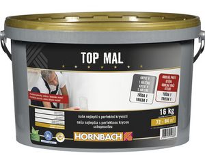 Farba na stenu Hornbach Top Mal bez konzervantov biela 16 kg v akcii za 56,9€ v HORNBACH