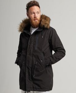 Military Faux Fur Parka Jacket v akcii za 76,99€ v Superdry