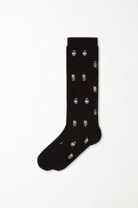 Pánske Dlhé Vzorované Bavlnené Ponožky v akcii za 3,99€ v Tezenis