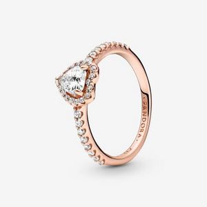 Trblietavý prsteň s vyvýšeným srdcom v akcii za 69€ v Pandora